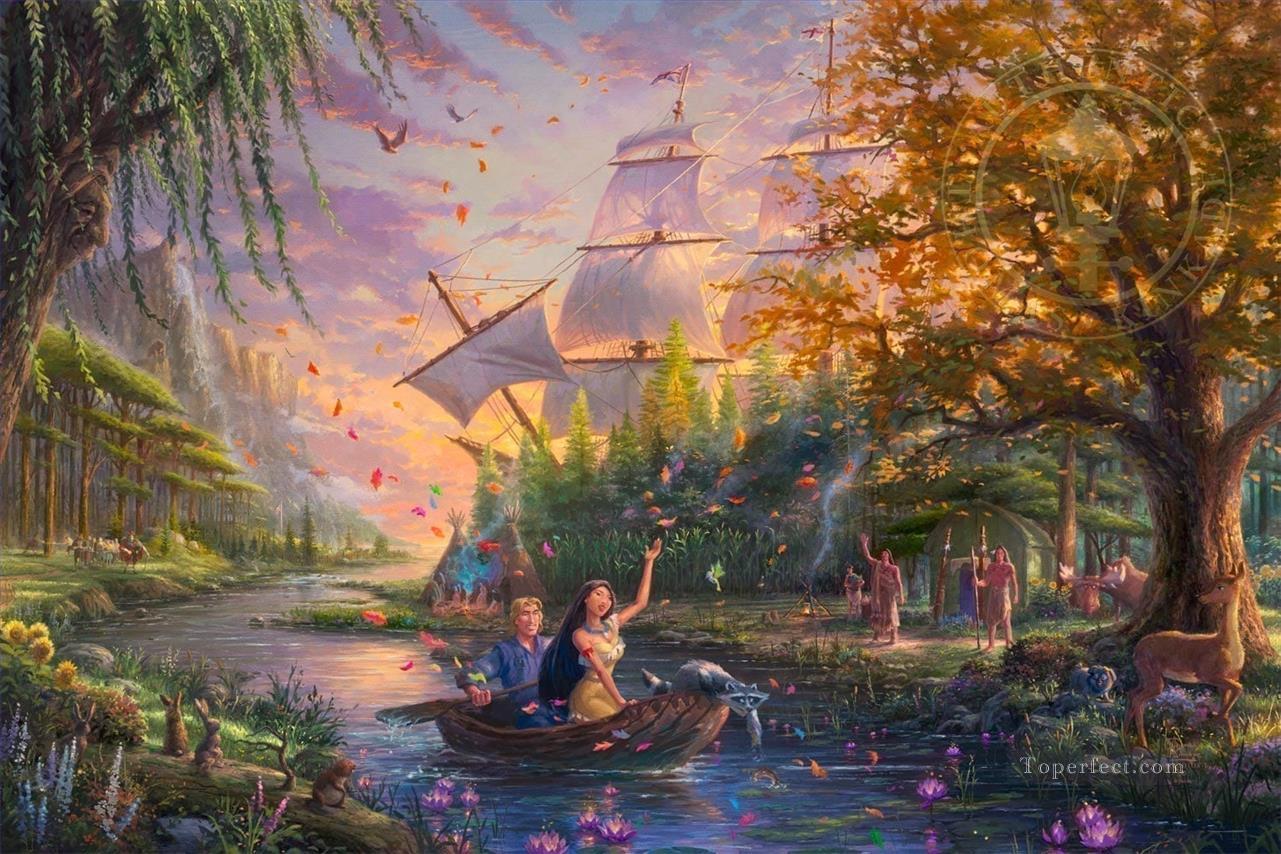Pocahontas TK Disney Oil Paintings